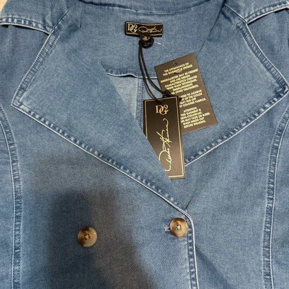 Denim Double Breasted Jacket - Picture 6 of 8